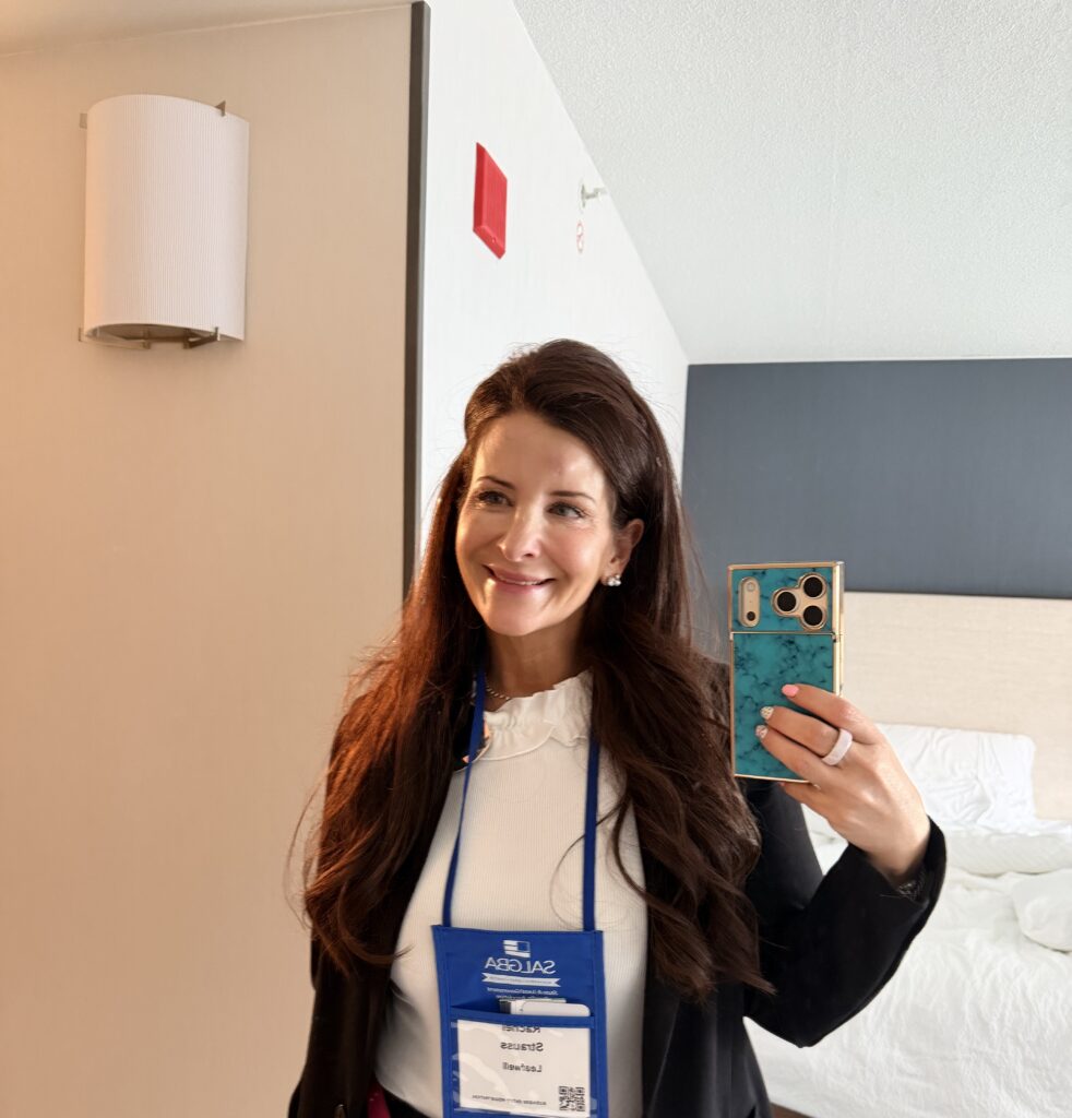 Rachel Strauss at SALGBA 2025 — cannabis therapy in public sector benefits
